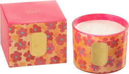 J-Line Geurkaars Bloemen Oranje/Rood Small - 30 Uren