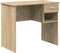 vidaXL - Bureau - met - Opbergruimte - in - Sonoma - Eik - - - 90 - x - 49,5 - x - 75 - cm - - - Engineered - hout