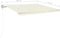vidaXL - Luifel - automatisch - met - LED - en - windsensor - 450x350 - cm - crèmekleur