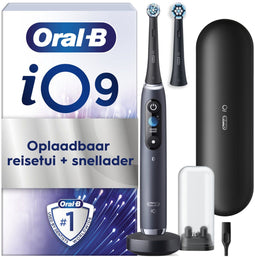 Oral-B iO 9N - Elektrische Tandenborstel - 7 Poetsstanden - Zwart