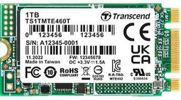 Transcend MTE460T-I - SSD 512GB - M.2 42mm - PCIe 3.0 x2 - NVMe 1.3