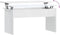vidaXL - Salontafel - 102x50,5x52,5 - cm - bewerkt - hout - hoogglans - wit