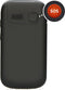Fysic F25 - Klaptelefoon - Dubbel scherm SOS-knop - Grijs