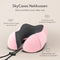 SKYCASES Travel Essentials - Nekkussen Set 3-delig - Ergonomisch Memory Foam met Oogmasker en Oordoppen - Rose