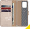 Accezz Hoesje Geschikt voor Samsung Galaxy S10 Lite Hoesje Met Pasjeshouder - Accezz Wallet Softcase Bookcase - goud