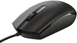 Trust Basi - Muis - Optisch 1200 DPI - Zwart