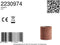 Light & Living - kap - Osire - rood - textiel - Ø 30cm - E27 - 2230974