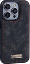 Caseme Geschikt voor iPhone 15 Pro Max hoesje - Backcover - Zwart
