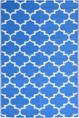 vidaXL - Buitenkleed - ARAKIL - 160x230 - cm - polypropeen - blauw