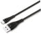 Philips DLC5206A - USB Kabel 2.0 - USB-A naar USB-C - 2 Meter - Gevlochten Nylon - Zwart
