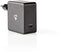 Nedis WCPD60W100BK - USB C Wandlader - 60W Power Delivery - Zwart