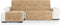 Hoes voor chaise longue met korte armleuning links Eysa TURIN Mosterd 100 x 110 x 350 cm