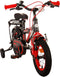 Volare Thombike - Kinderfiets - 12 inch - Twee handremmen - Zwart Rood
