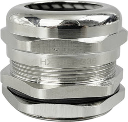 TRU COMPONENTS TC-10305396 Wartel PG36 Messing (vernikkeld) Metaal 1 stuk(s)