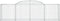 vidaXL - Schanskorven - 4 - st - gewelfd - 300x50x80/100 - cm - gegalvaniseerd - ijzer