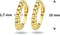 Marie Celeste - Klapoorringen - Bolletjes 10 mm - Goud