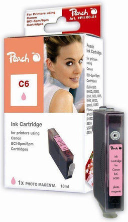 Peach C6 - Inktcartridge - 13 ml photo magenta