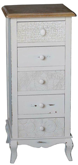 Versa Tenny - Ladenkast - 35 X 90 X 40 CM - Wit