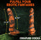 Sabretooth - Silicone Dildo - Orange/Black