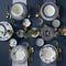 Laura Ashley Blueprint Borden - Set van 4 - 23 cm Assorti (set van 4)