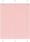vidaXL - Plissé - rolgordijn - 105x100cm - stofbreedte - 104,4cm - polyester - roze