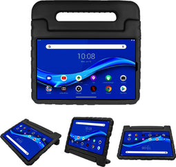 imoshion Tablet Hoes Kinderen - Geschikt voor Lenovo Tab M10 Plus, Lenovo Tab M10 FHD Plus - Kidsproof Backcover met handvat - Zwart