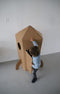 Kartonnen Speel Raket - Speelhuis - Kartonnen speelgoed - 100% recyclebaar - 98x68x7 cm - Helemaal te versieren met verf - Cadeau van duurzaam karton - KarTent