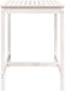 vidaXL Tuintafel 82,5x82,5x110 cm massief grenenhout wit