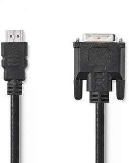 Nedis CCGP34800BK50 - HDMI naar DVI-D Kabel - 500 cm - Zwart