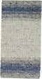 Varenna Blue Vloerkleed - 250x350 - Rechthoek - Laagpolig,Structuur Tapijt - Industrieel - Blauw, Grijs, Wit