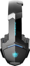 PHOINIKAS G9000 BT - Bluetooth Gaming Headset met Microfoon - 50 mm Drivers - Zwart Blauw