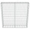 vidaXL - Schanskorfmuur - met - deksels - 100x20x100 - cm - gegalvaniseerd - staal
