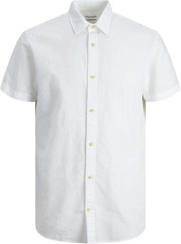 Jack & Jones Summer Shirt - Wit - XXL