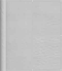 vidaXL - Balkonscherm - 120x700 - cm - 100% - oxford - polyester - lichtgrijs