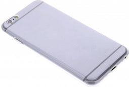 Hoesje Siliconen Geschikt voor iPhone 6s / 6 - Softcase Backcover smartphone - Transparant