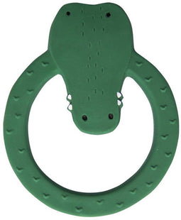 Natuurlijk rubber ronde bijtring - Mr. Crocodile