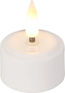 Oplaadbare Theelichtjes LED Ø4cm - 4 stuks - uitbreidingsset zonder oplader