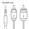 imoshion Bedrade Oordopjes met AUX / 3,5 mm Jack Aansluiting - In-Ear Oortjes met Draad - Wit