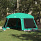 vidaXL - Zwembadtent - uitneembare - buiten- - gaaswanden - 618x532 - cm - zeegroen