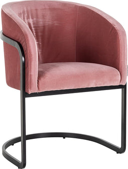 Richmond Stoel Chiara blush velvet (Genova 706 Blush)
