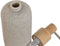 Zeepdispenser Home ESPRIT Grijs Natuurlijk Hout Hars 7 x 9 x 19 cm