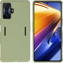 iMoshion Hoesje Geschikt voor Xiaomi Poco F4 GT 5G Hoesje Siliconen - iMoshion Color Backcover - groen