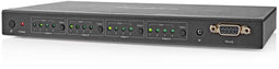 Nedis VMAT3494AT - HDMI-matrix - 4 bronnen op 4 schermen - Zwart