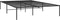 vidaXL - Bedframe - metaal - zwart - 120x190 - cm