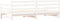 vidaXL - Slaapbank - met - onderschuifbed - 80x200 - cm - massief - grenenhout - wit