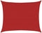 vidaXL - Zonnezeil - 160 - g/m² - 6x8 - m - HDPE - rood