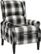 vidaXL Fauteuil stof meerkleurig