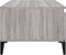 vidaXL - Salontafel - 90x50x36,5 - cm - bewerkt - hout - grijs - sonoma