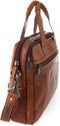 Leren Laptoptas - Shiloh - Brandy Cognac
