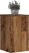 vidaXL - Plantenstandaards - 2 - st - 30x30x50 - cm - bewerkt - hout - oud - houtkleurig